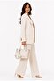 Alessia Charmlı Medium Size Soft Leather Look Large Volume Cream Women's Hand and Crossbody Bag - 7