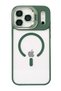Shopilke iPhone 17 Pro Max Cover with Remim Lens and Magsafe Stand - (11045) Dark Green - 2
