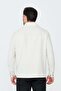 Stone Color Buttoned Linen 4-Pocket Seasonal Jacket Coat - 3
