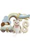 Rönesans Latex Balloon Rainbow Airplane Police Car Birthday Balloon Set with Teddy Bear Age-8