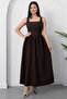 Square Neck Tie-Dye Stone Embellished Dress Grs3970 - 7