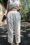 Striped Detail Carrot Pants - 2
