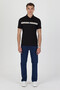 Polo Collar Cotton Pocketless Striped Short Sleeve T-Shirt - 6