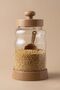Set of 3 Glass Storage Containers |   Glass Bakliyat Storage Container |   Large Size Food Container 2650 ml |   Shovel - 5