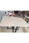 Dining Table Foldable Kitchen Table Extendable Versatile Table Space Saving Dining Table Drop Leaf Extension for Small Spaces black 120cm*80cm*75cm - 4