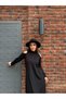 Women's Turtleneck Off-The-Shoulder Long Sleeve Janjan Crepe Dress - 6