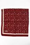 Women's Red Floral Patterned Stitched Writing Pad - 2