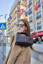Women's Bag Crossbody Bag Shoulder Bag Soft Textured Handbag Small Brown - Eryn - 3