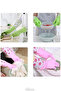 Practical Hot Dishwashing Gloves Durable Long Waterproof Rubber Dishwashing and Cleaning Gloves -With Sponge Gift- - 2