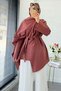 Premium Asymmetric Cape Linen Tunic - Tile - 5