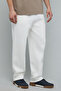 Solid Pants with Button Closure - 6