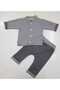 Striped 100% Cotton 2-Piece Baby Set - 2