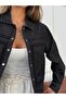 جاكيت دينيم نسائي مطرز من الأمام - 8