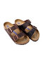 Arizona Sfb Oiled Leather 452761 Unisex Slippers Brown Juststep - 3