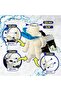 Valve on inlet for washing machine with 3 outlets 180° has the original code 4055017182 for AEG, Electrolux, Zanussi - 3