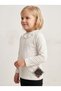 Girl's Stoned Lace Collar Long Sleeve Badi, Ages 2-5 - 5