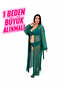 Plus Size Long Sleeve Tulle Women's Kaftan Pareo with Waist Tie - 2