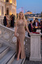 Slim Straps Ribbed Slit Long Evening Dress - Mee1024 - 5