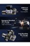 4K 3 Channel Dash Cam Front and Rear Inside for Uber Taxi, Dual Front Lens - 2
