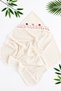 Baby Girl Luxury Premium Lace Bathrobe Towel Set 100% Cotton Newborn Gift Set Stl7211 - 8