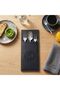 Black Leather Spoon Holder Spoon Fork Case Black Color 6 Pieces - 5