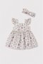 Floral Patterned Baby Dress - 3