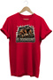 Unisex Blood Hound Printed T-Shirt - Hunter Dogs Series Crew Neck Cotton T-Shirt