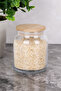 Bamboo Jar Lid 6 Pieces - Vacuum Lid 6 cm Spice Jar Lid - 6