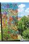 Decorative Colored Stained Glass-Like Transparent Glass Foil |   Self-Adhesive – Frosted Glass Look
