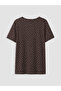 Nevavm V-Neck Polka Dot Women's T-Shirt with a Difference - 2