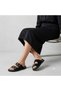 (Bianca) Thermo Non-Slip Sole Double Buckle Daily Women's Slippers Black - 3