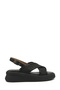 Vita Black Women's Thick Sole Sandals