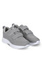 Identive I Women's Velcro Gray Casual Sneakers - 2