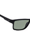Polarized Sunglasses Black Frame Green Mirror Lens 58mm - P420GR4PV - 5