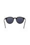 Polarized Sunglasses Black Frame Smoke Mirror Lens 51mm - P603GY2PV - 4