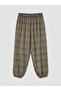 Lcw modest elastic waist plaid women's jogger pants - 8