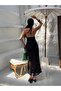 Women's Long Gold Openwork Transparent Liona Beach Dress - 4