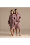 Solid Bamboo Unisex Bathrobe Ashy Rose