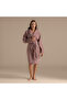 Solid Bamboo Unisex Bathrobe Ashy Rose - 3