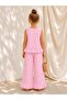Girl's 100% Cotton Cherry Embroidered Set - 2