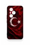 Honor 400 Pro Compatible Wolf Turkish Flag Patterned Silicone Case - 2