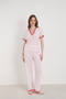 Raporlu Viscose Women's Lace Pajama Set - 2