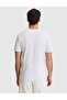 White Regular Fit 100% Cotton Crew Neck T-Shirt 50327866-Vr013 - 5