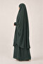 Premium Ashwood Green Jilbab - Prayer Set - 5