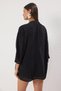 Women's Plus Size V-Neck Tie Detail Three Quarter Sleeve Oversize Woven Beach Blouse Shorts Set Casual - 5