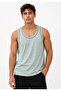 Men's 3-Piece Sleeveless Sports Athlete Set with Summer Crew Neck - Mint Green, Black, White - 3