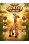 Giraffe Plush Toy 30CM Soft Stuffed Animal Safari Giraffe Plush Doll Cute Cuddly Plushie PP Cotton Filled Wildlife Teddy Toy Hugging Gift for Kids Boys Girls Nursery Decor