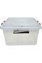 Plastic Storage Box Square with Latch-locking Lid, Clear, 20 Liters - 4