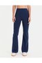 Women's Indigo Navy Blue Fitness Sports Spanish Leg Flare Motion Leggings