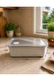 304 Stainless Steel 3-Piece Vacuum Storage Container Cream - 7